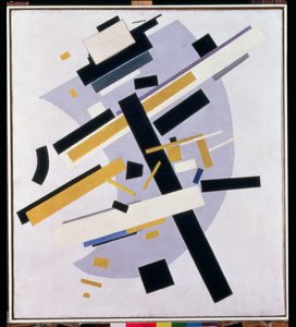 Supremus nr. 58 Dynamische compositie in geel en zwart, 1916